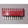 DIP-SWITCH-10 przełącznik ON-OFF 10 sekcji cena netto